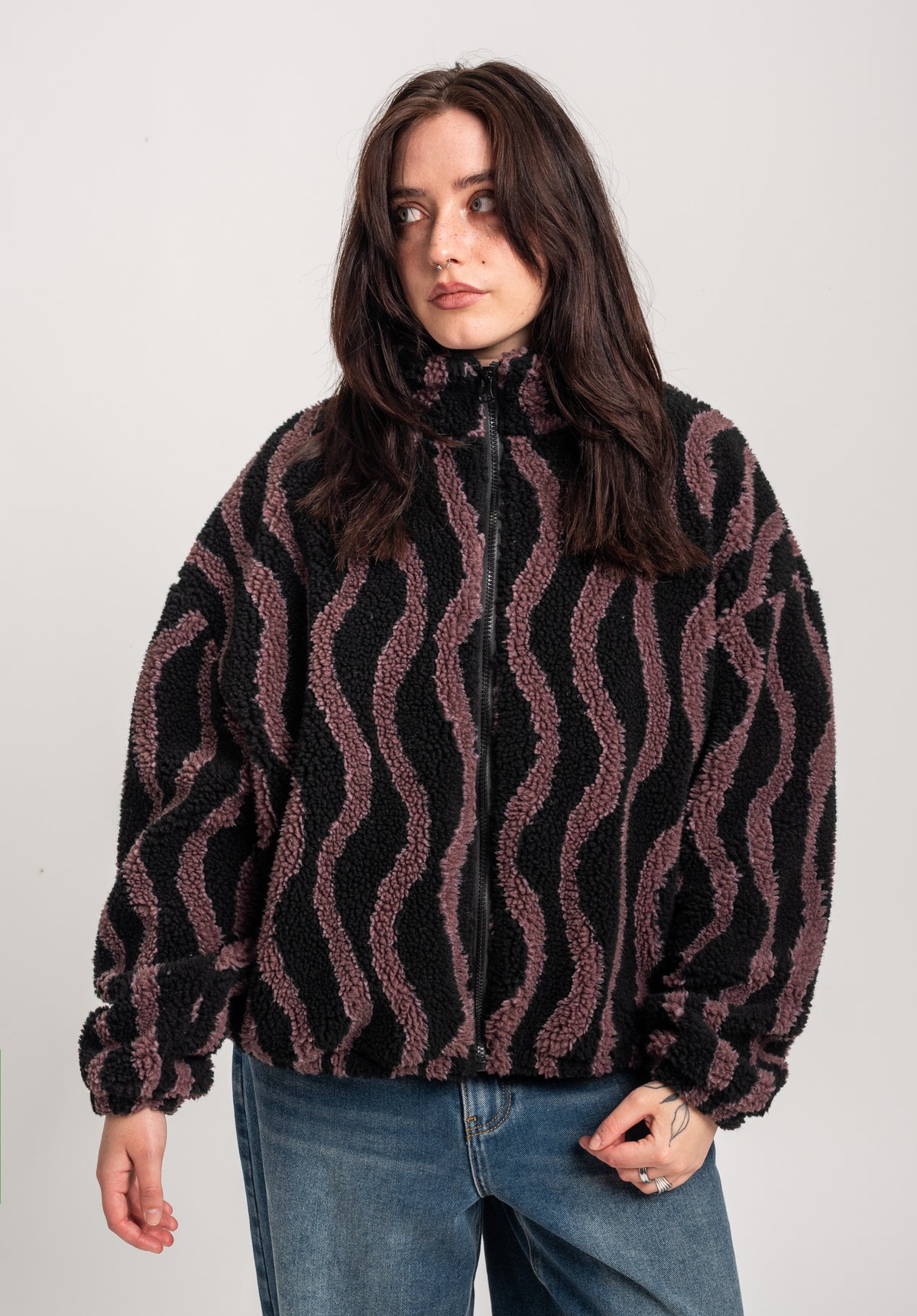 TITUS Nieva Light Jacket black-striped – Back view