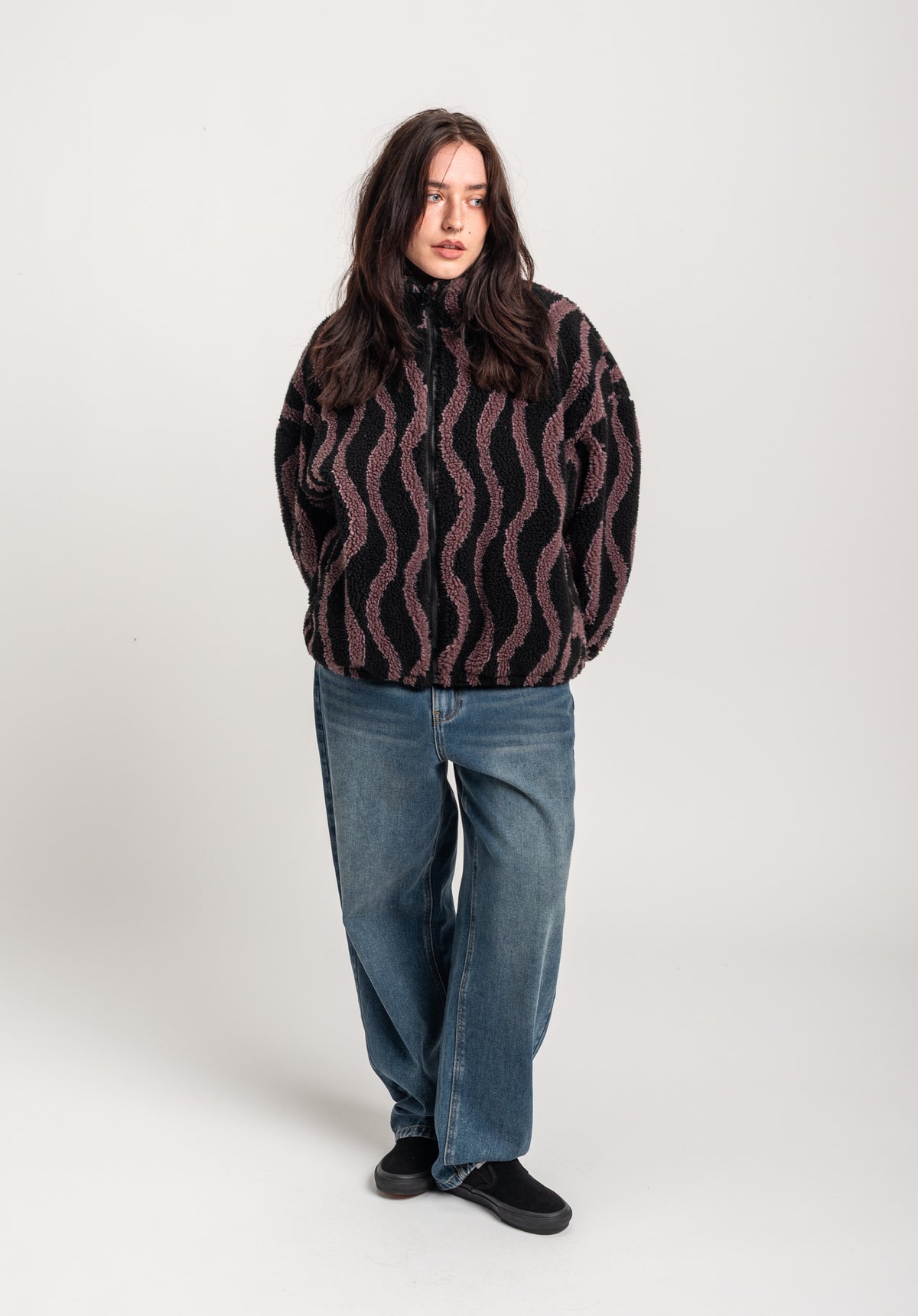 TITUS Nieva Light Jacket black-striped – Side view