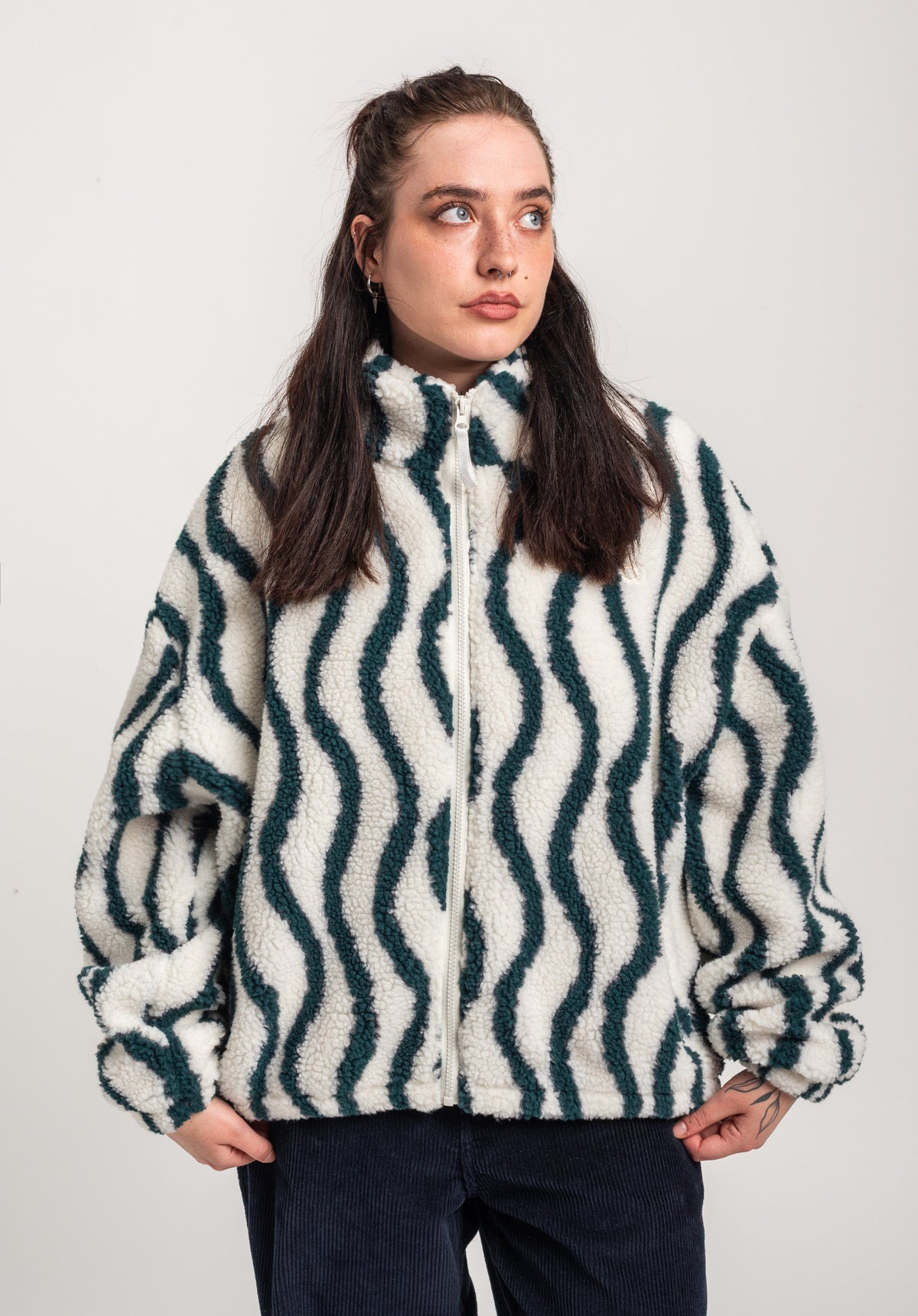 TITUS Nieva Light Jacket offwhite-striped – Detail view 1