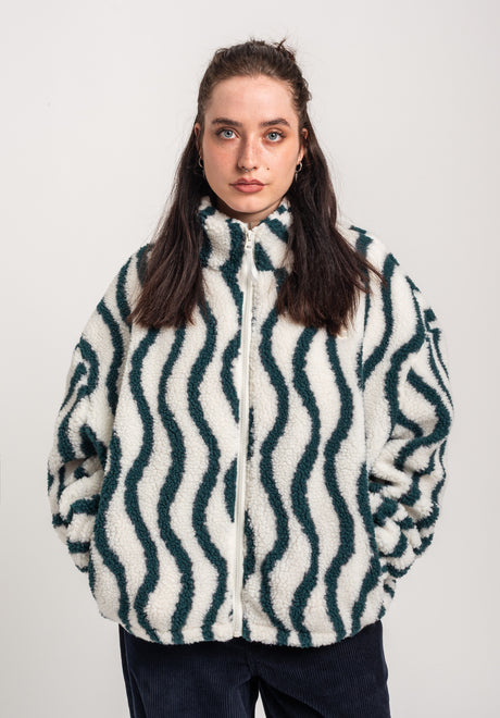 TITUS Nieva Overgangsjakke offwhite-striped – Visning 1
