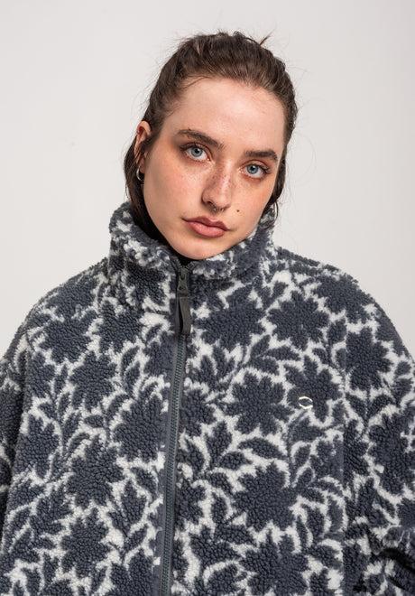 TITUS Nieva Overgangsjakke offwhite-greyblue – Detaljevisning 2