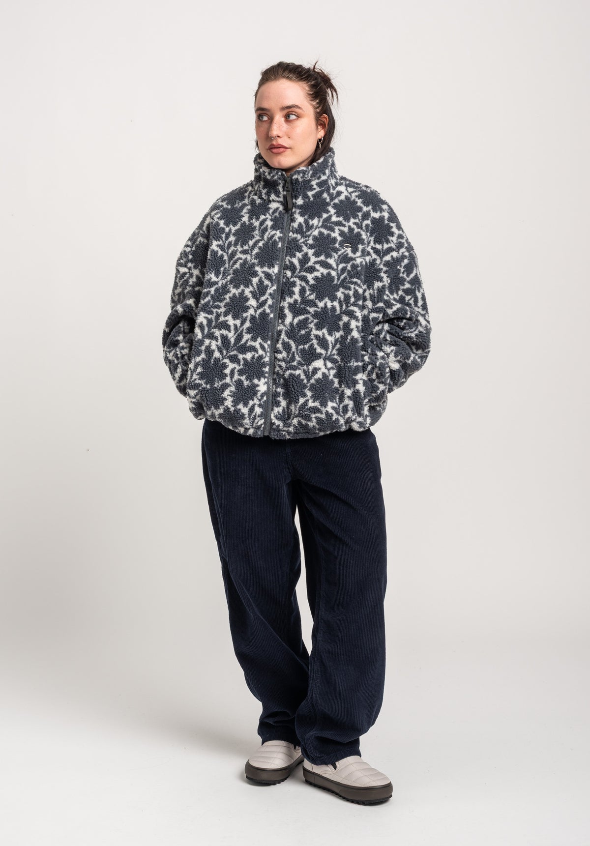 TITUS Nieva Light Jacket offwhite-greyblue – Top view