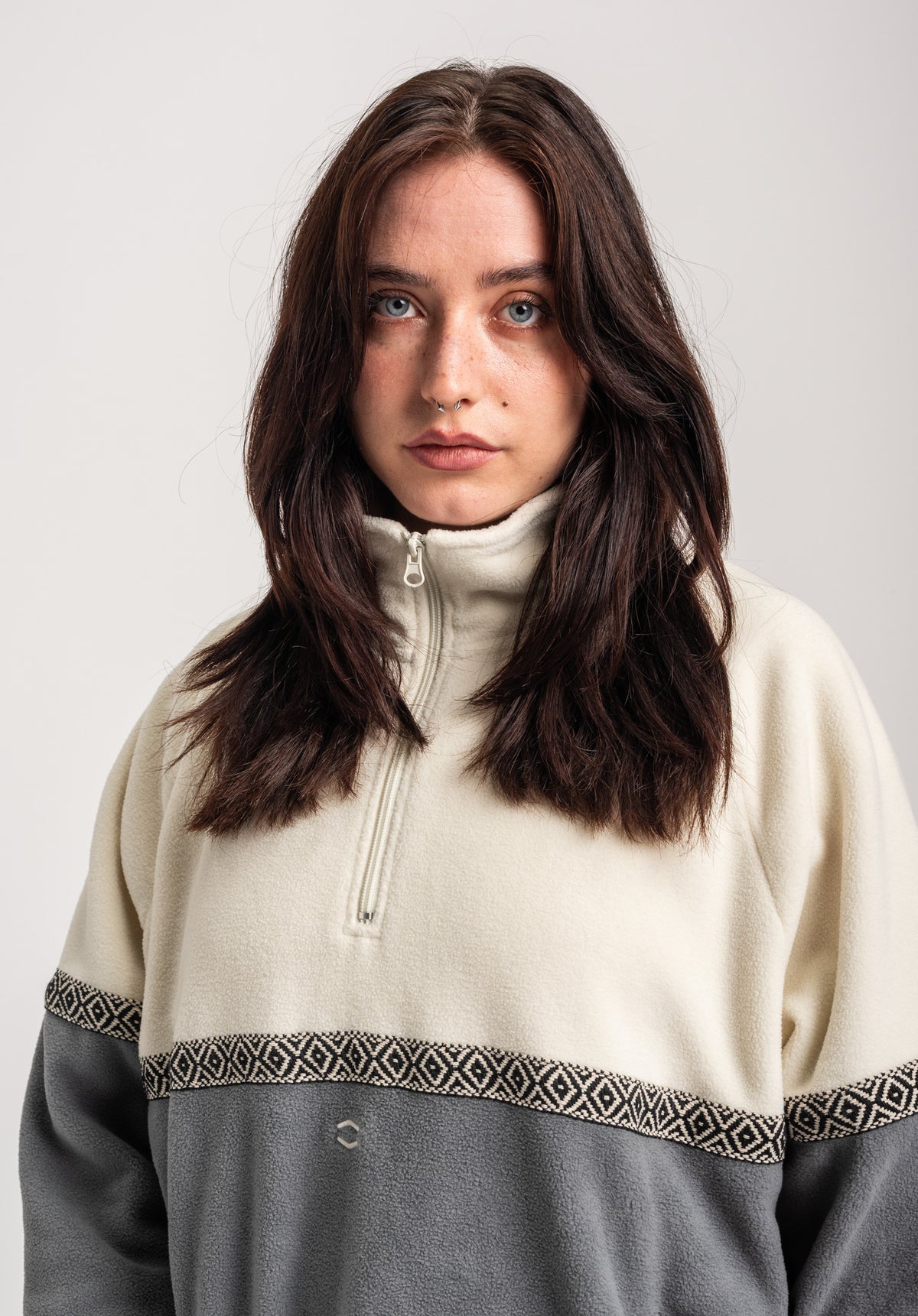 TITUS Jalma Light Jacket offwhite-greyblue – Detail view 1