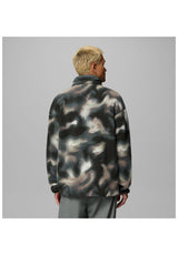 Columbia Helvetia II Printed Half Snap Fleece Tussenseizoensjas sedonasage-dyeflow – Achteraanzicht