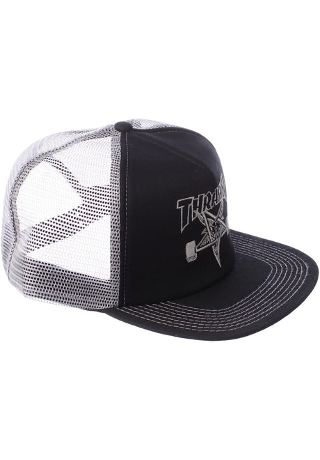 Skate Goat Embroided Mesh black-grey Closeup2