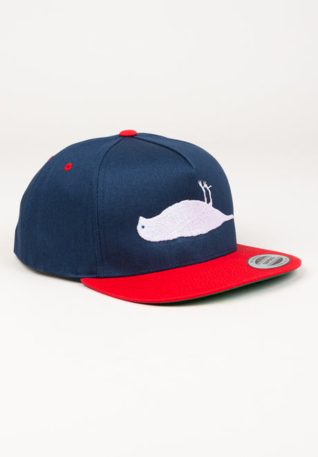 Bird Snapback navy-red Vorderansicht