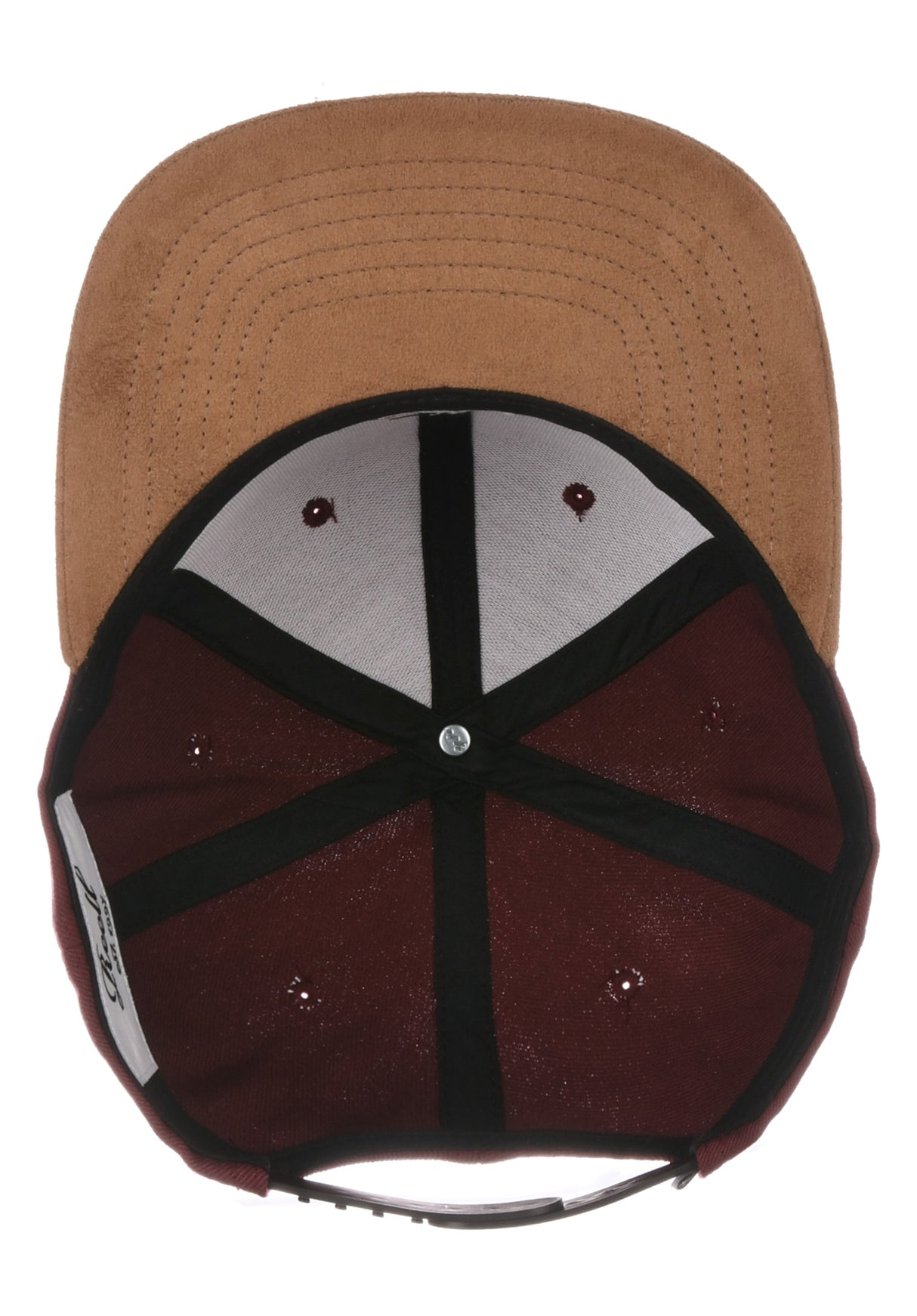 Reell Suede Cap Cap maroon – Vista superior