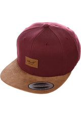 Reell Suede Cap Cap maroon – Vista frontal