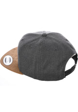 Reell Suede Cap Cap heathercharcoal – Back view