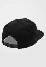 Volcom Quarter Twill Cap rinsedblack – Back view