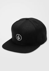 Volcom Quarter Twill Cap rinsedblack – Front view