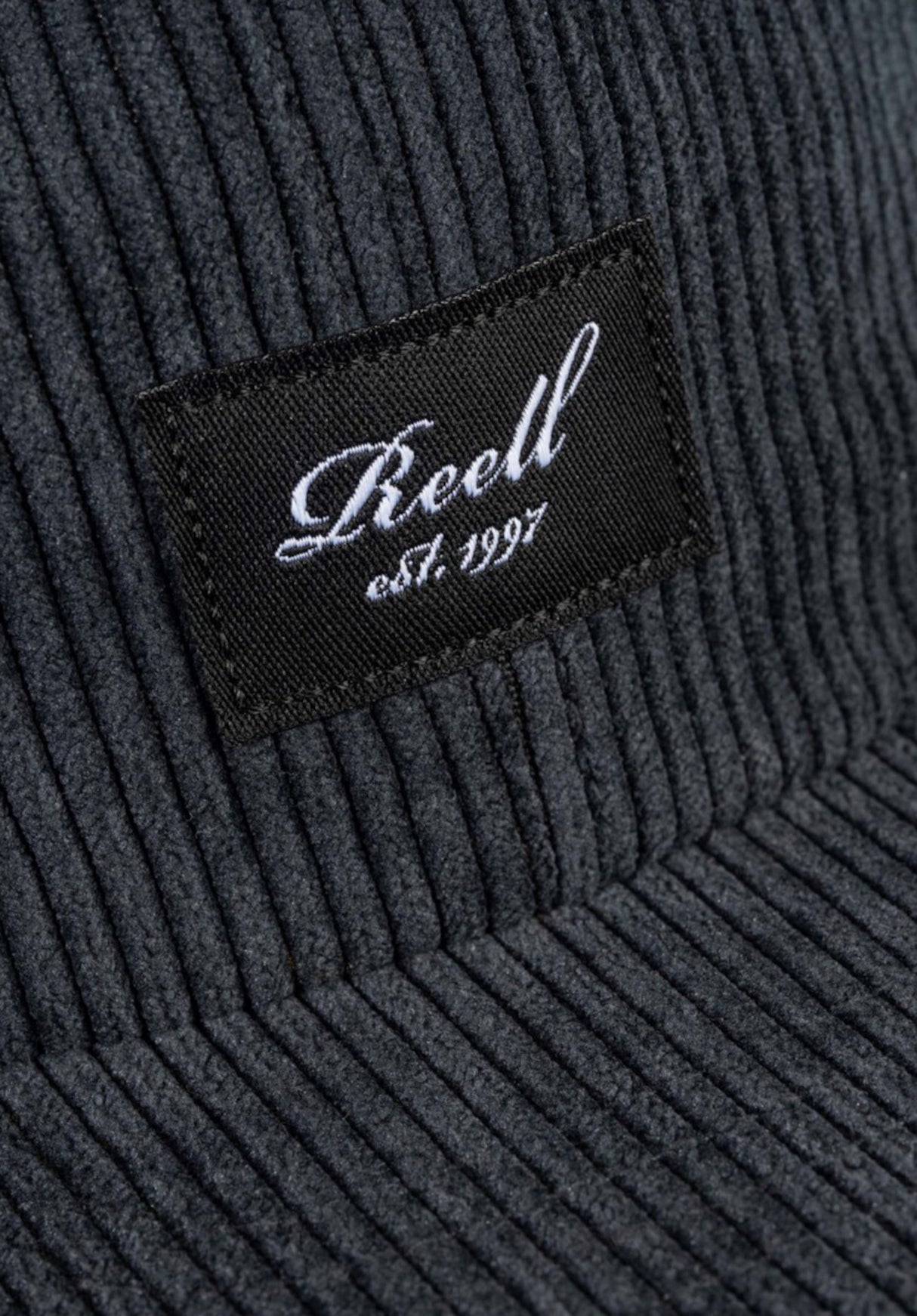 Reell Flat 6 Panel Kasket midnightgrey-cord – Detaljevisning 1