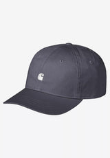 Madison Logo Cap shadypurple-white Vorderansicht