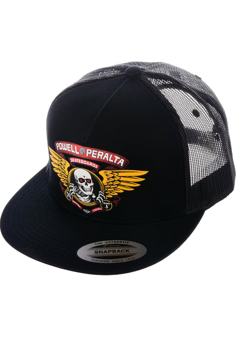 Powell-Peralta Winged Ripper Trucker Snapback Kasket black – Set forfra