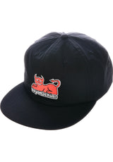 Toy-Machine Devil Cat Unstructured Cap black – Set forfra