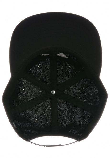Foundation Push Unstructured Gorra black – Vista superior