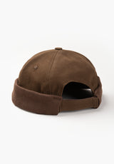 Uprock Docker Cap Cap brown – Achteraanzicht