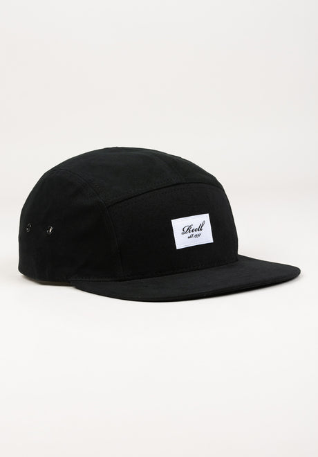 Reell 5-Panel Cap Cappellino black – Vista frontale