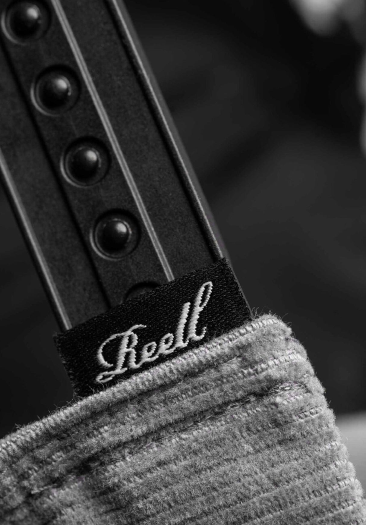 Reell Single Script Cap Kasket bluegrey-cord – Detaljevisning 1