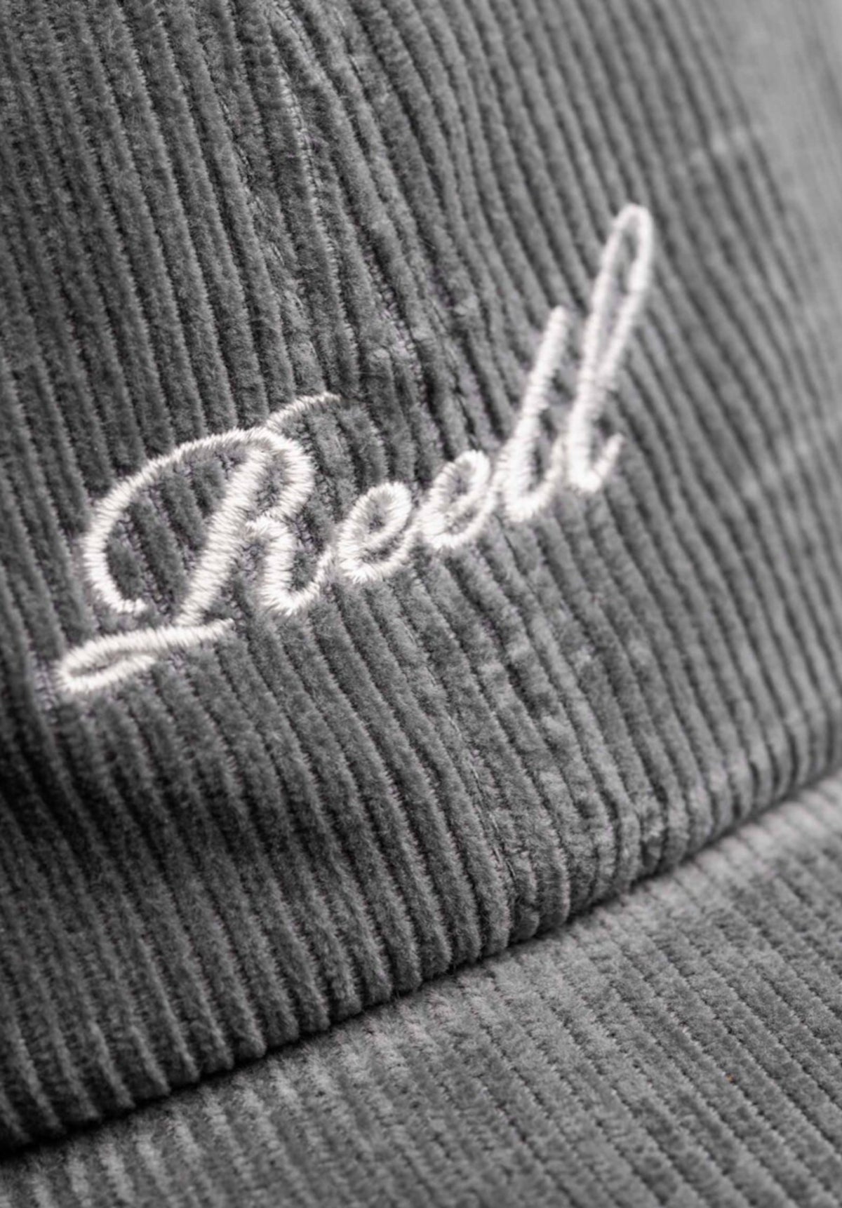Reell Single Script Cap Kasket bluegrey-cord – Set bagfra