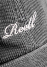 Reell Single Script Cap Kasket bluegrey-cord – Set bagfra