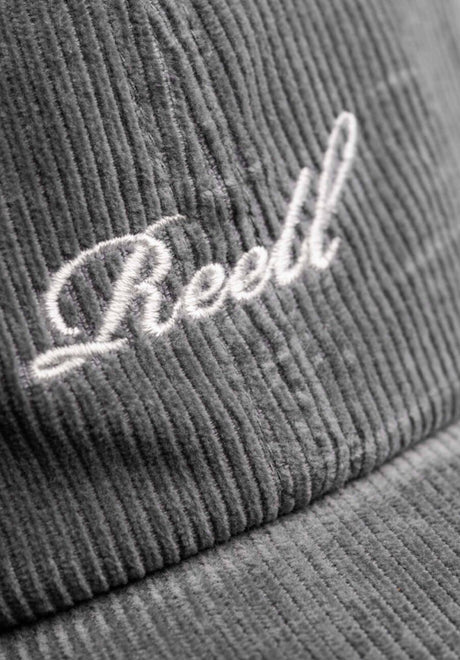 Reell Single Script Cap Casquette bluegrey-cord – Vue de dos