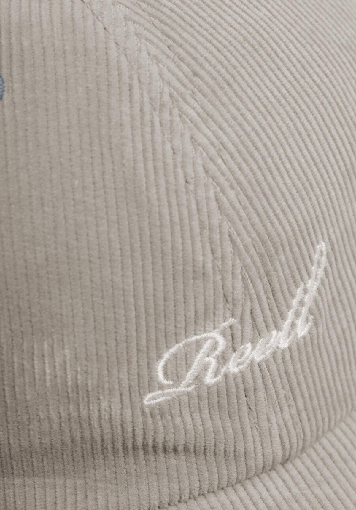 Reell Single Script Cap Casquette lightgrey-cord – Vue de détail 1