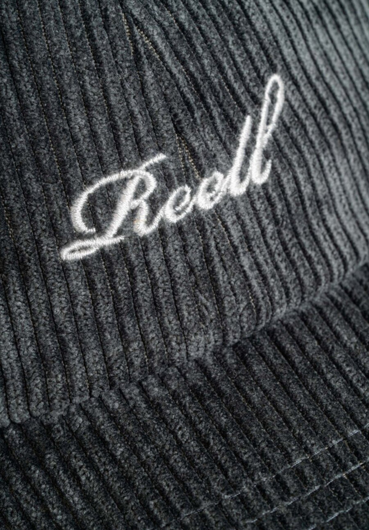Reell Single Script Cap Casquette graphiteblue-cord – Vue de détail 1