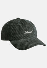 Reell Single Script Cap Casquette graphiteblue-cord – Vue de face