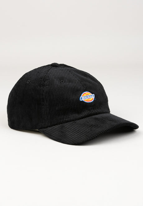 Dickies Hardwick Cord Cappellino black – Vista frontale