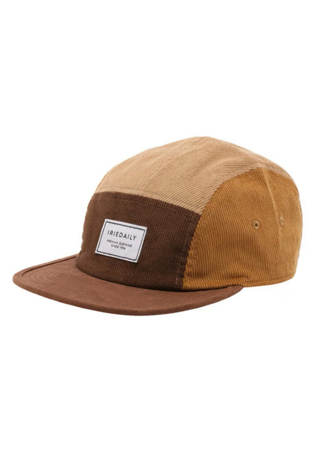 iriedaily Corvin 5 Panel Cappellino mocca – Vista frontale