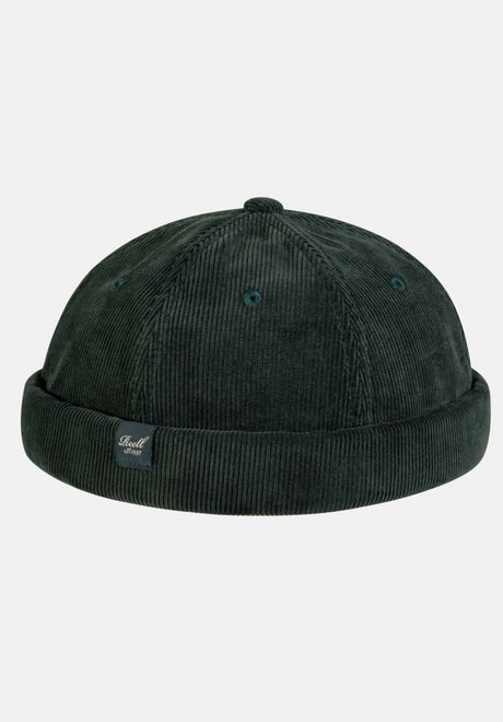Reell Docker Cap Hue darkgreen-cord – Set forfra