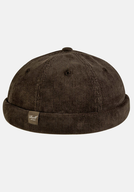 Reell Docker Cap Hue darkbrown-cord – Set forfra
