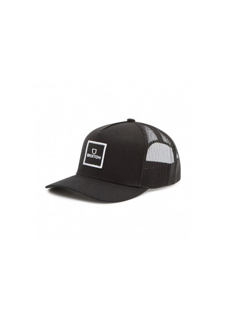 Brixton Alpha Block X C MP Mesh Cap Kasket black-black – Set forfra