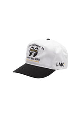 Loser-Machine x Mooneyes Gearhead Cappellino white-black – Vista frontale