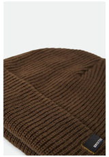 Brixton Heist Gorro walnut-brown – Vista trasera
