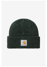 Carhartt WIP Anglistic Beanie Beanie speckleddarkscarab – Front view