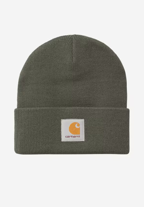 Carhartt WIP Short Watch Hat Beanie shungite – Front view