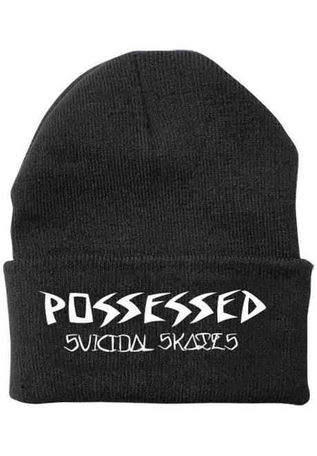 Dogtown Suicidal Possessed To Skate Patch Bonnet black – Vue de face