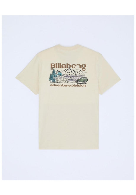Billabong Range T-shirt oatmeal – Vooraanzicht