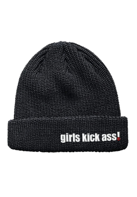 Foundation Girls Kick Ass Gorro black – Vista frontal