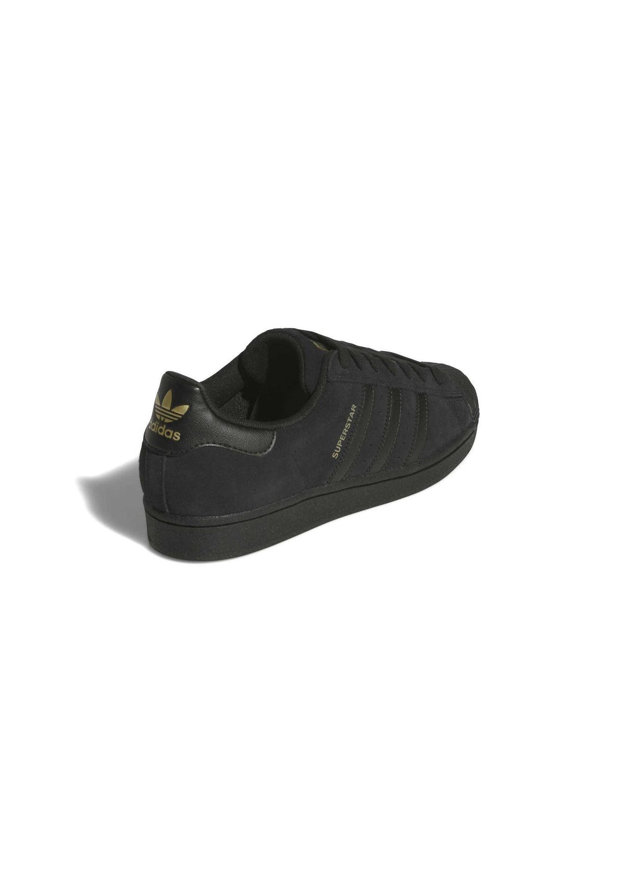 adidas-skateboarding Superstar ADV Sko Mænd coreblack-coreblack-goldmetallic – Set bagfra