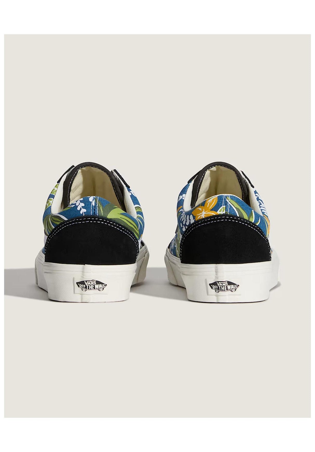 Old Skool floral-navy Closeup1