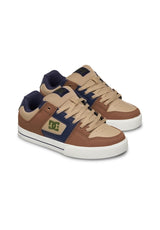 DC Shoes Pure Chaussures Homme brown-navy-tan – Vue de dos