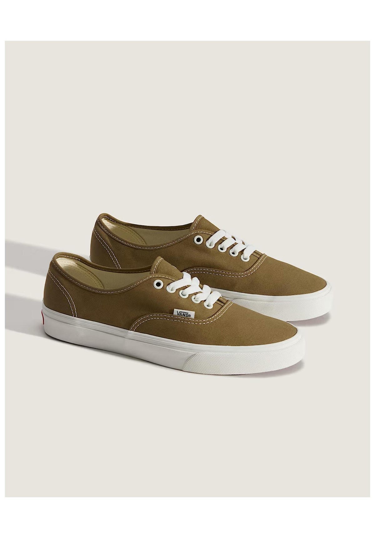 Vans Authentic Sko Mænd colortheory-olivebrown – Set bagfra