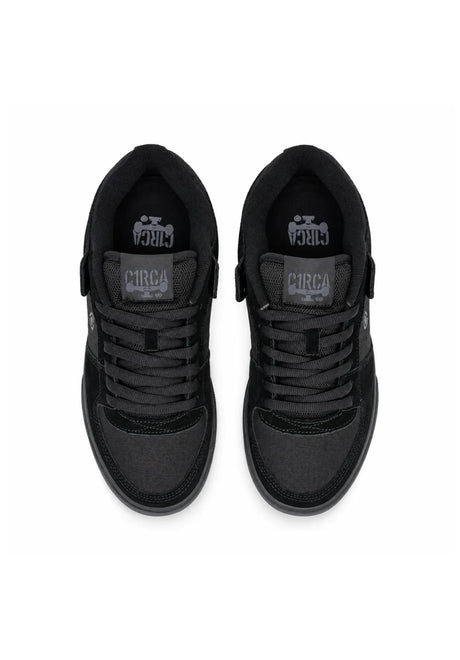 C1RCA Tre Mens Shoes jet-black-black – Top view