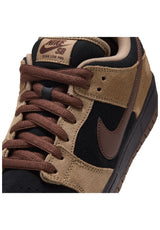 Nike SB Dunk Low Pro Mens Shoes filbert-chocolate-black-burgundy – Top view
