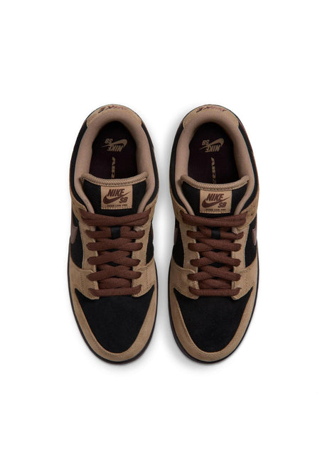 Nike SB Dunk Low Pro Sko Mænd filbert-chocolate-black-burgundy – Set bagfra