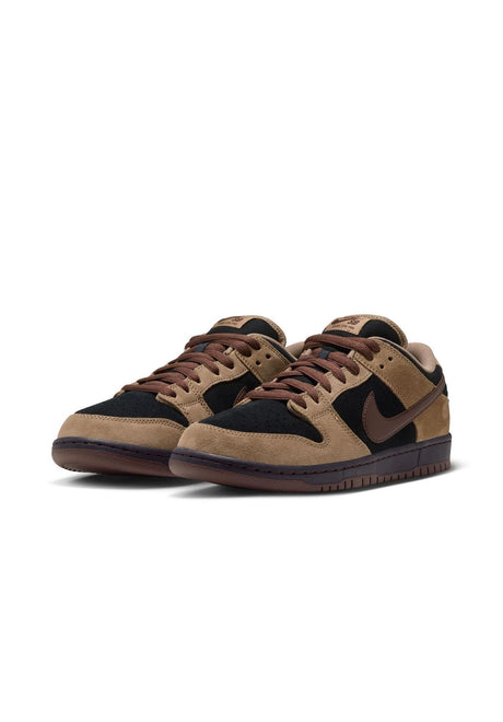 Nike SB Dunk Low Pro Sko Mænd filbert-chocolate-black-burgundy – Set nedefra