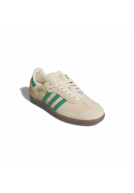 adidas-skateboarding Samba ADV Chaussures Homme sandstrata-courtgreen-gum4 – Vue de face